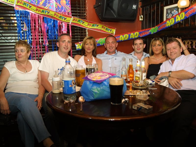 Pictures of Derry people partying in June and July 2003