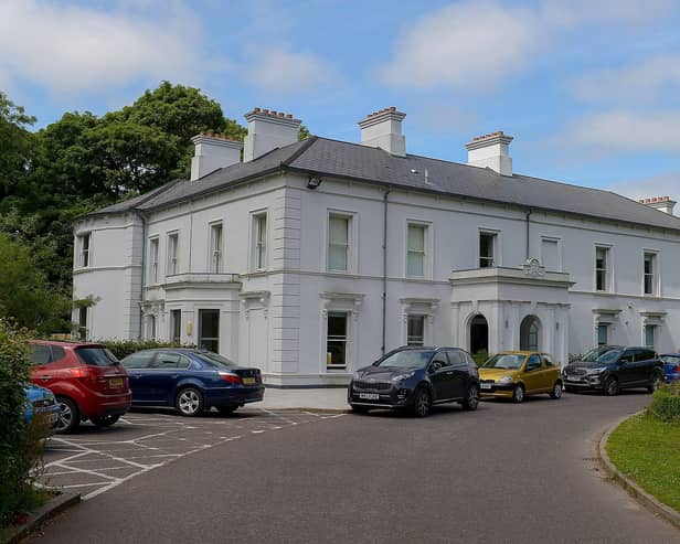 St Columb’s House in St Columb’s Park. DER2126GS - 126