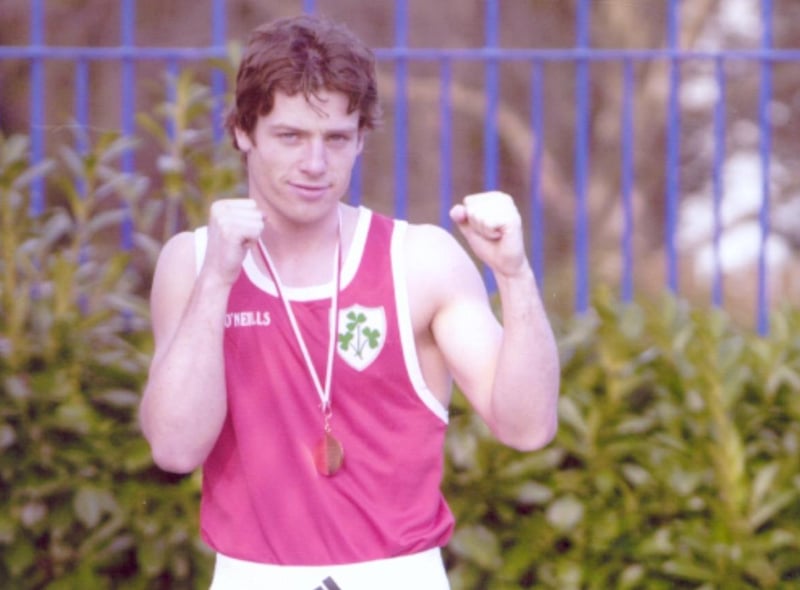 Boxer John Duddy from RIng Amateur Boxing Club signalled the end of a highly successful amateur career in the Delacroix Function Rooms before travelling to New York seeking a full-time professional boxing contract.