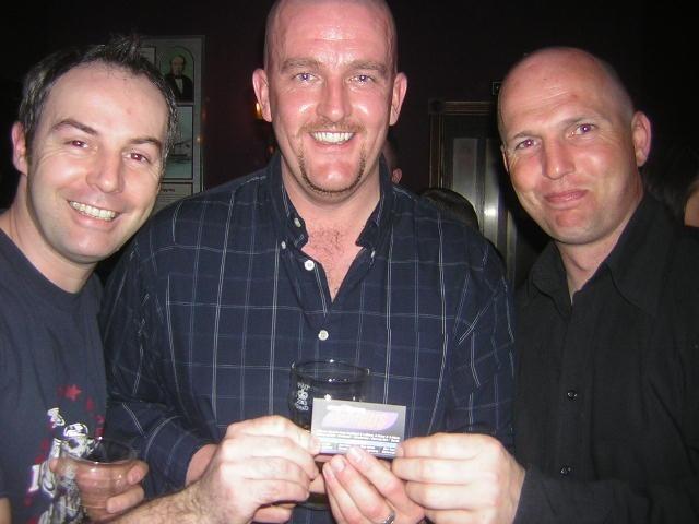Enjoying a night out in Derry city centre and catching the Ulsterbus nightbus home back in April 2005.