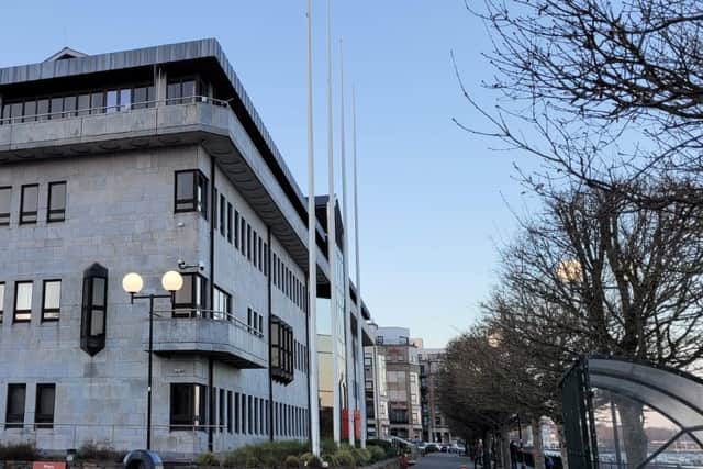 Derry City and Strabane Council building on the Strand Road.