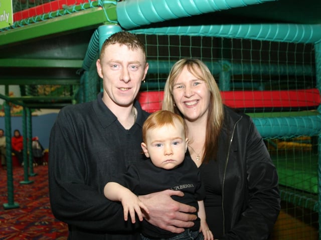 Shay McClure's party celebration in 2004.