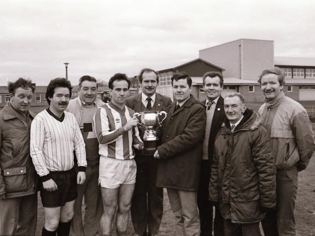 Saturday Morning League's Gilfillan Cup final at Gransha Grounds.