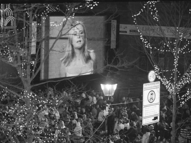 Millennium celebrations in Derry city centre.