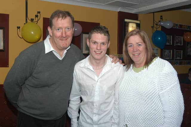 Parties and celebrations back in November 2004: Conor.