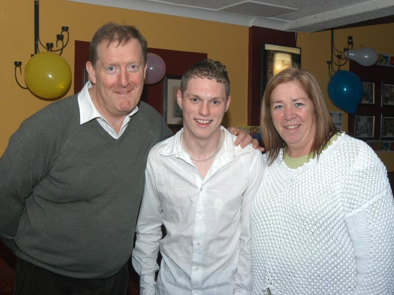 Parties and celebrations back in November 2004: Conor.