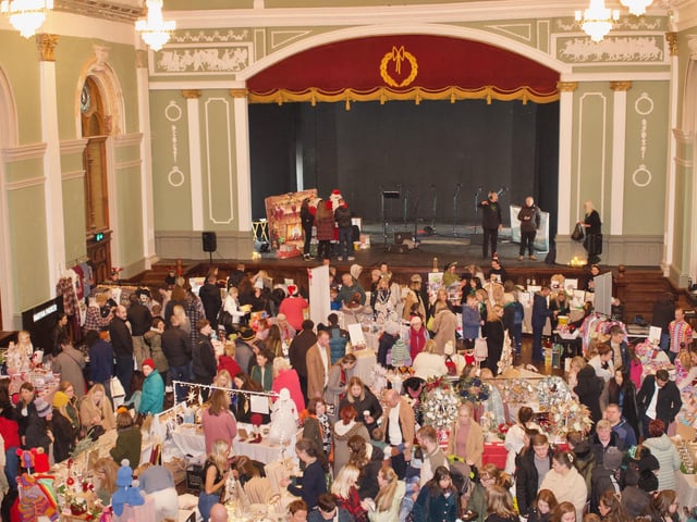 There was a full house at the Derry Business Collective’s Christmas Market in St. Columb’s Hall, on Sunday December 3.