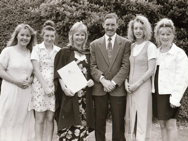 Graduates from Derry’s Magee, back in July 1995.