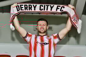 Former Queen's Park captain Dom Thomas signed a two year deal with Derry City.  Photo by Kevin Morrison.