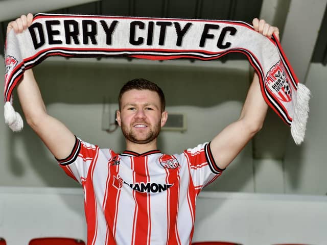 Former Queen's Park captain Dom Thomas signed a two year deal with Derry City.  Photo by Kevin Morrison.