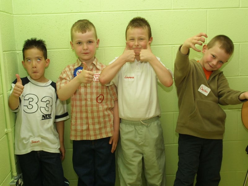 Jason Sweeney, Kyle Doherty, Laurence Roberts and Declan McGarvey.