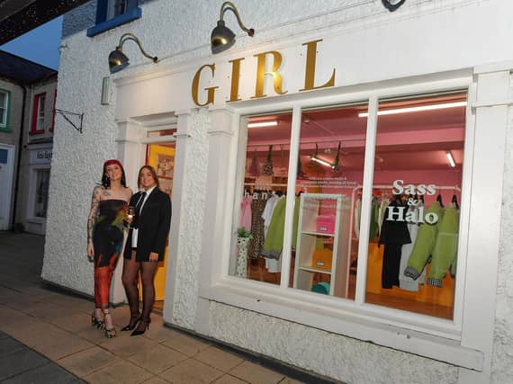 Business owners Hannah Vail and Aoife Bonner pictured at the launch of the Girl lifestyle store in the Craft Village. Photo: George Sweeney
