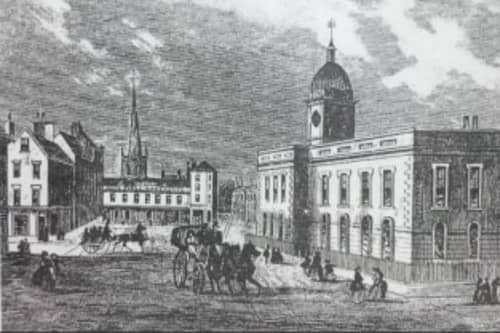 The Corporation Hall in The Diamond: 1840.