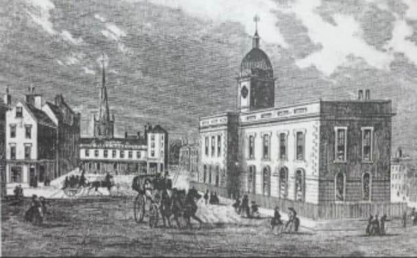 The Corporation Hall in The Diamond: 1840.