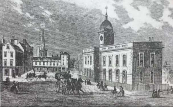The Corporation Hall in The Diamond: 1840.