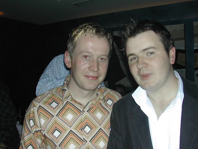Derry people partying in Da Vinci's in November 2003