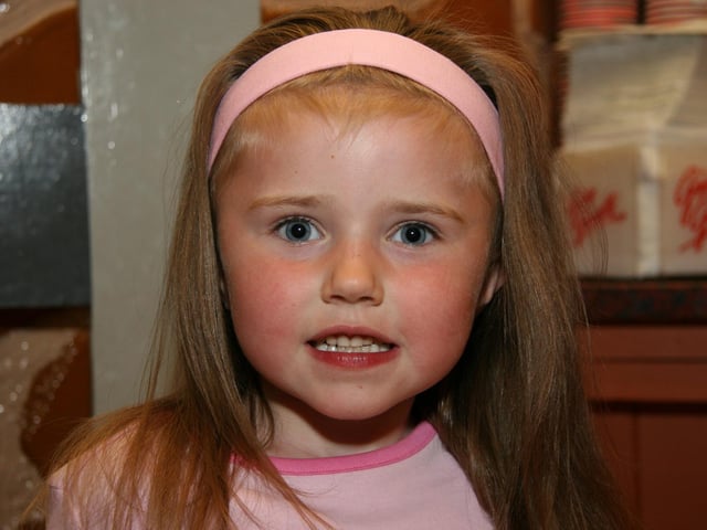 Samantha Robinson's fifth birthday.