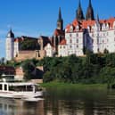 Viking Longship Beyla near the Albrechtsburg Castle along the Elbe River in Meissen, Germany. Image: Viking Cruises