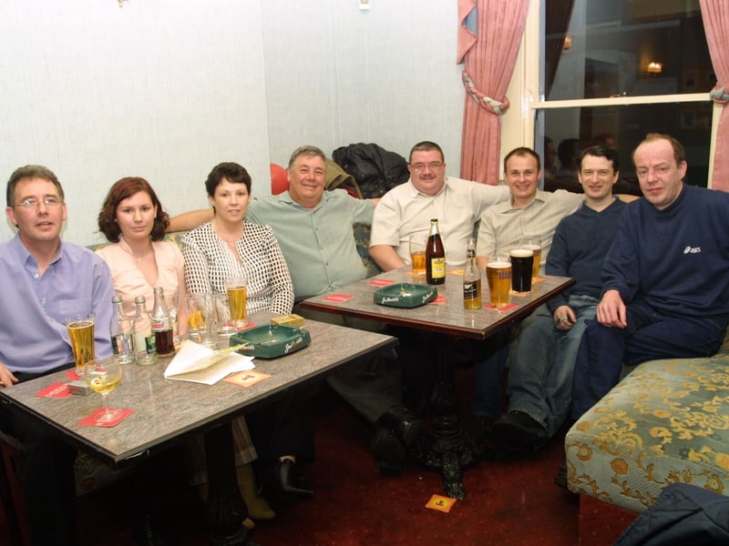 Patsy Dunne, L. Dunne, Belinda Dunne, Damian Dunne, Ciaran Dunne, Kelvin Hegarty, Hugh Hegarty and Paddy McGuigan.