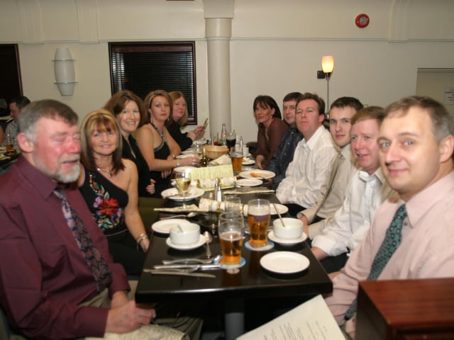 Derry Christmas parties 20 years ago in December 2003