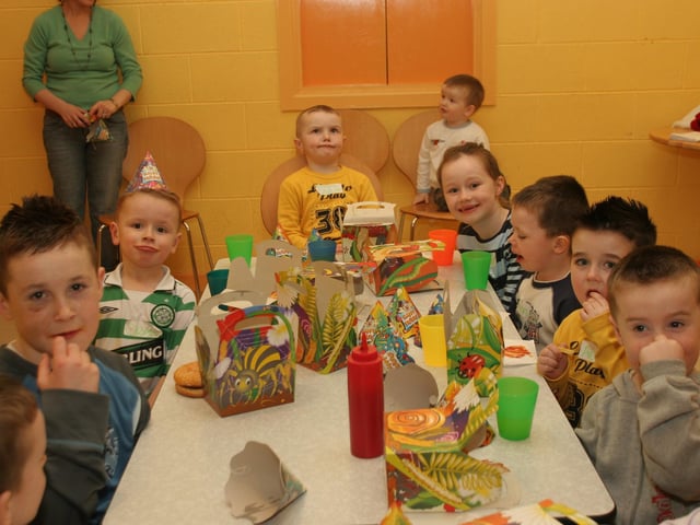 Birthday boy Caolan McBertie in February 2005.