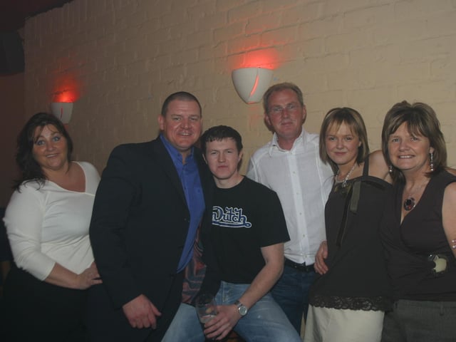 Celebrating your birthday back in 2004.