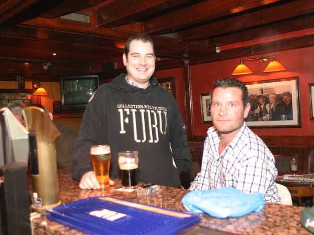 Punters enjoying The Loft Bar in 2004.