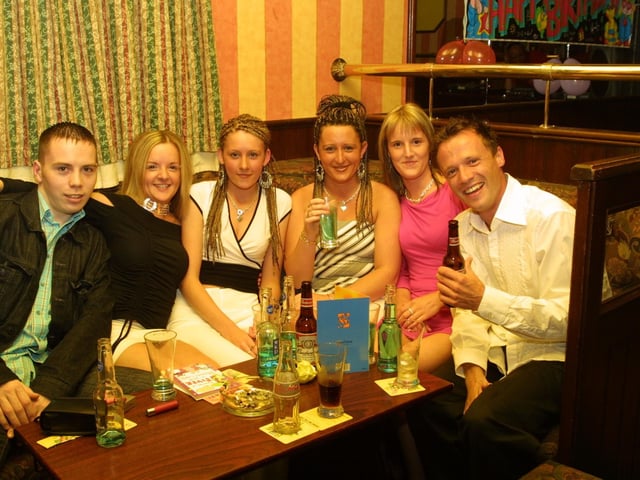 Party pictures from August 2003