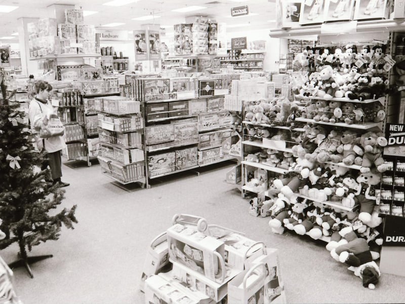 Shopping for Christmas back in 1994.