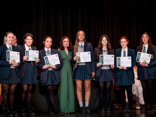 Grace Slevin, Erin Whoriskey, Nattaya Brady, Professor S. O’Neill (Guest Speaker), Aoife Doherty, Lauren McCloskey, Erin Kerlin, Ellie Shongo.