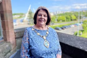 The new Mayor of Derry and Strabane, Councillor Patricia Logue.