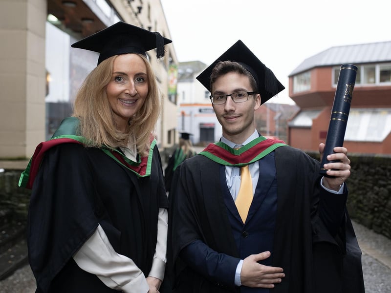 Winter graduations in Derry.