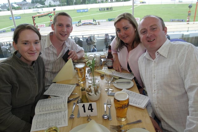 A day at the races, back in 2004.