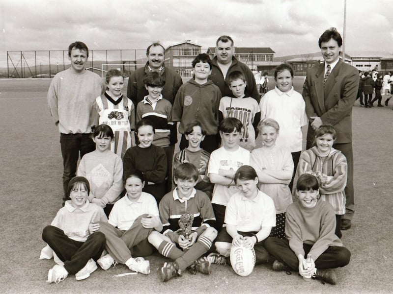 Mini Rugby photos taken 30 years ago in Creggan.