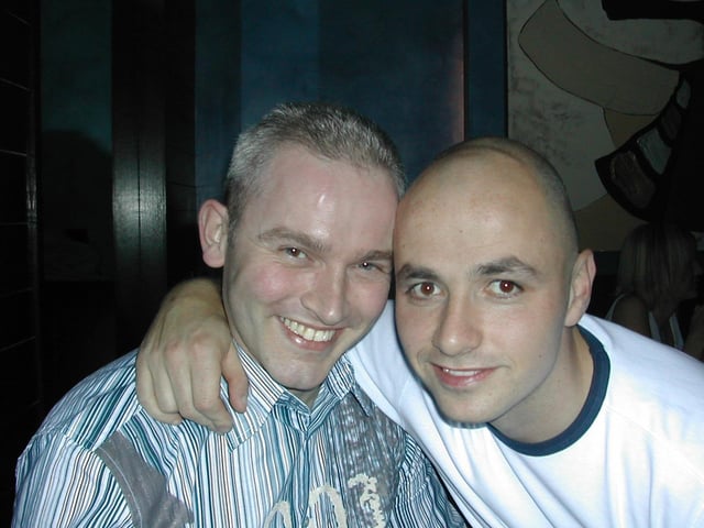 Derry people partying in Da Vinci's in November 2003