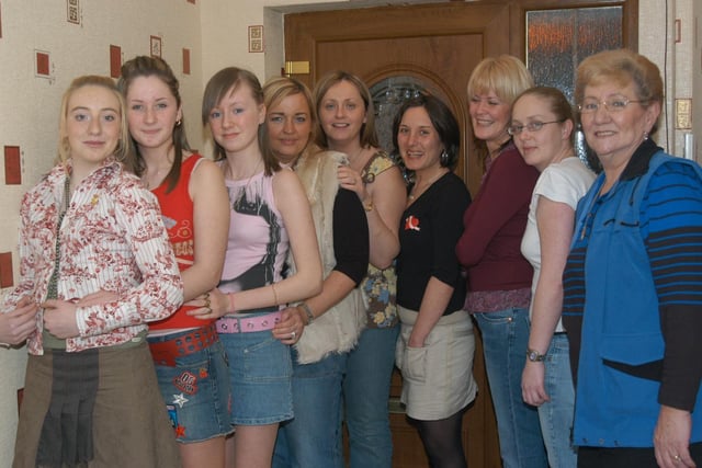 Friends and family celebrating Donna's birthday at home.