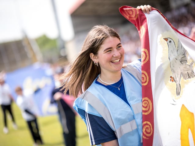 The annual Fan the Flame mass was celebrated recently in Celtic Park for pupils who recently made their confirmation.