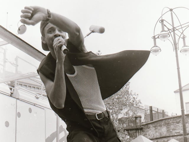 Shaggy performing in Derry in July 1993.