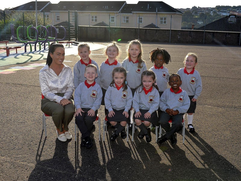 Miss Cooke’s P1 class at Fountain Primary School