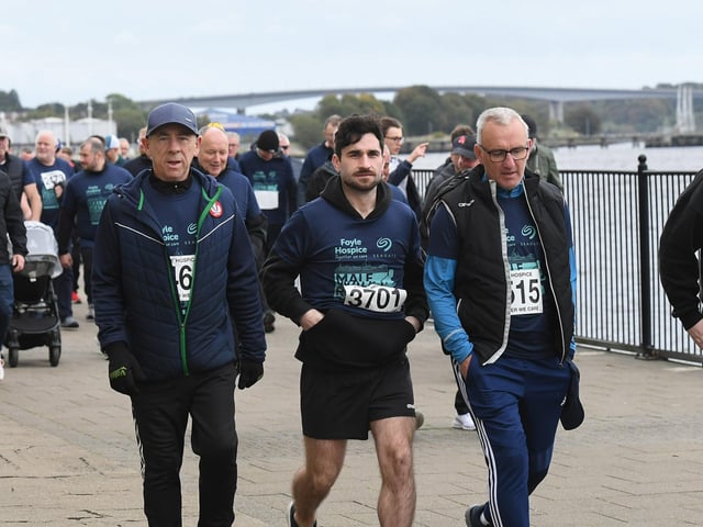 Foyle Hospice Run/Walk participants. Photo: George Sweeney