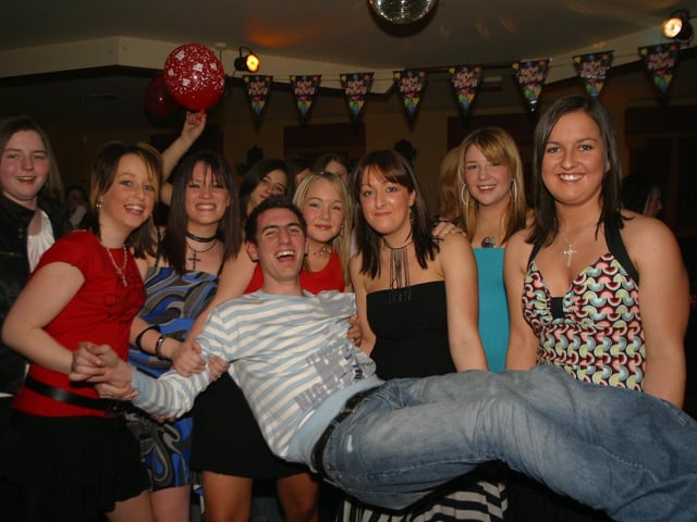 Party celebrations back in 2004: Jim Kennedy.