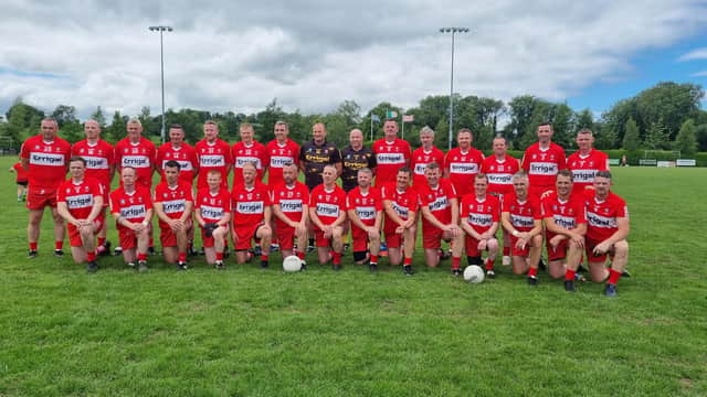 The Derry Masters panel who defeated Cavan at The Loup on Saturday.