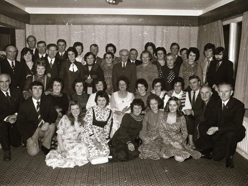 A section of the attendance at the Clonmany I.C.A. Guild annual dinner dance in the Ballyliffin Hotel.