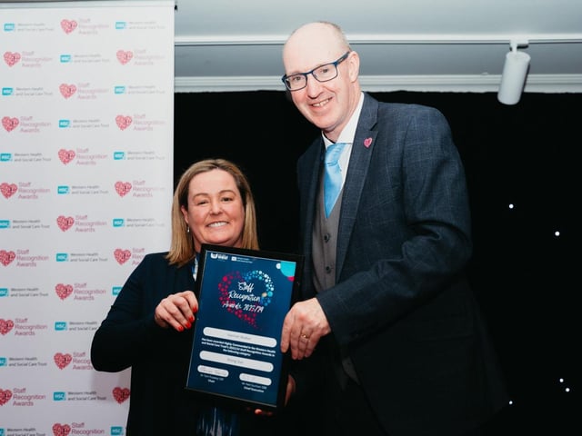 Rising Star Award, highly commended - Hannah Walker, collected by Sheena Murray, Oldbridge House.