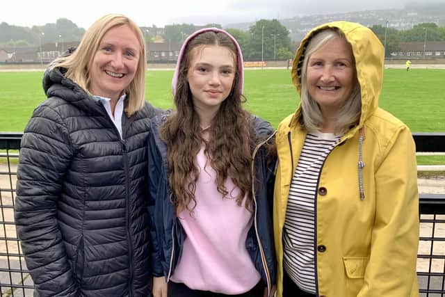 From left; Colleen McLaren, Aisling Harrigan & Ethna Murphy enjoying Track Lotto Gala Night 2025
