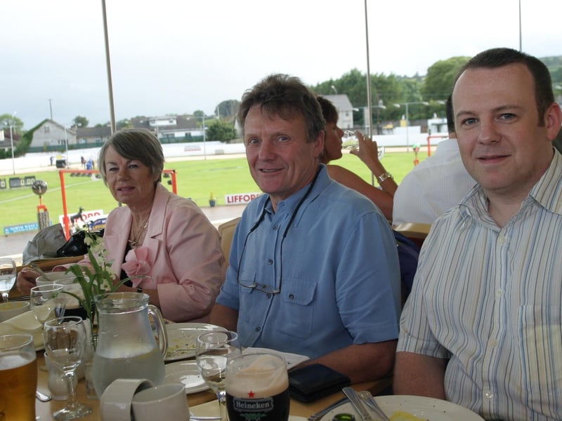 Parties and nights out in July 2004. Lifford Races