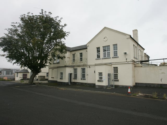 The former British Army military barracks at Ebrington in September 2005 shortly after it was transferred to the Executive.