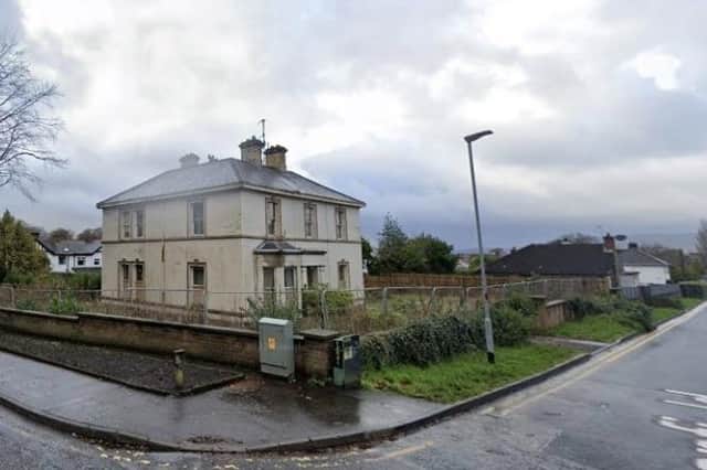 The development site.