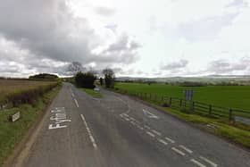 Emergency services are at the scene of a single vehicle collision on a rural road south west of Strabane.