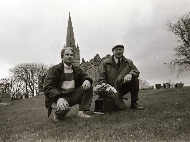 Author Jim Hunter retracing 'Danny Boy / Londonderry Air' composer Jane Ross.